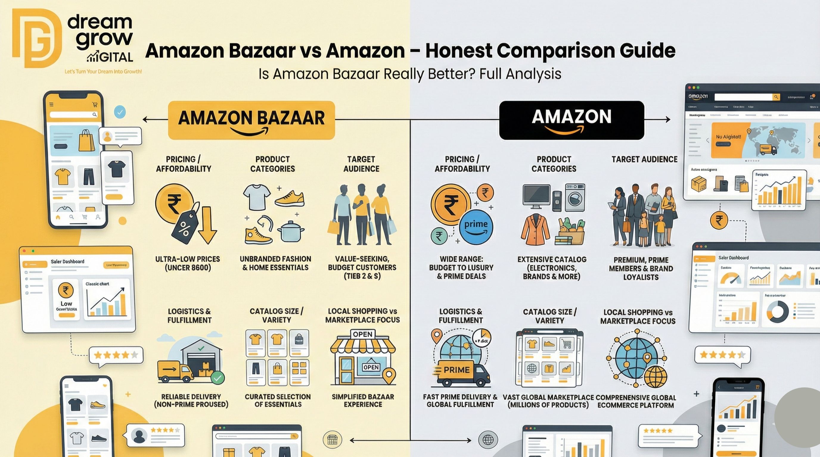 Is Amazon Bazaar Better Than Amazon? Full Comparison