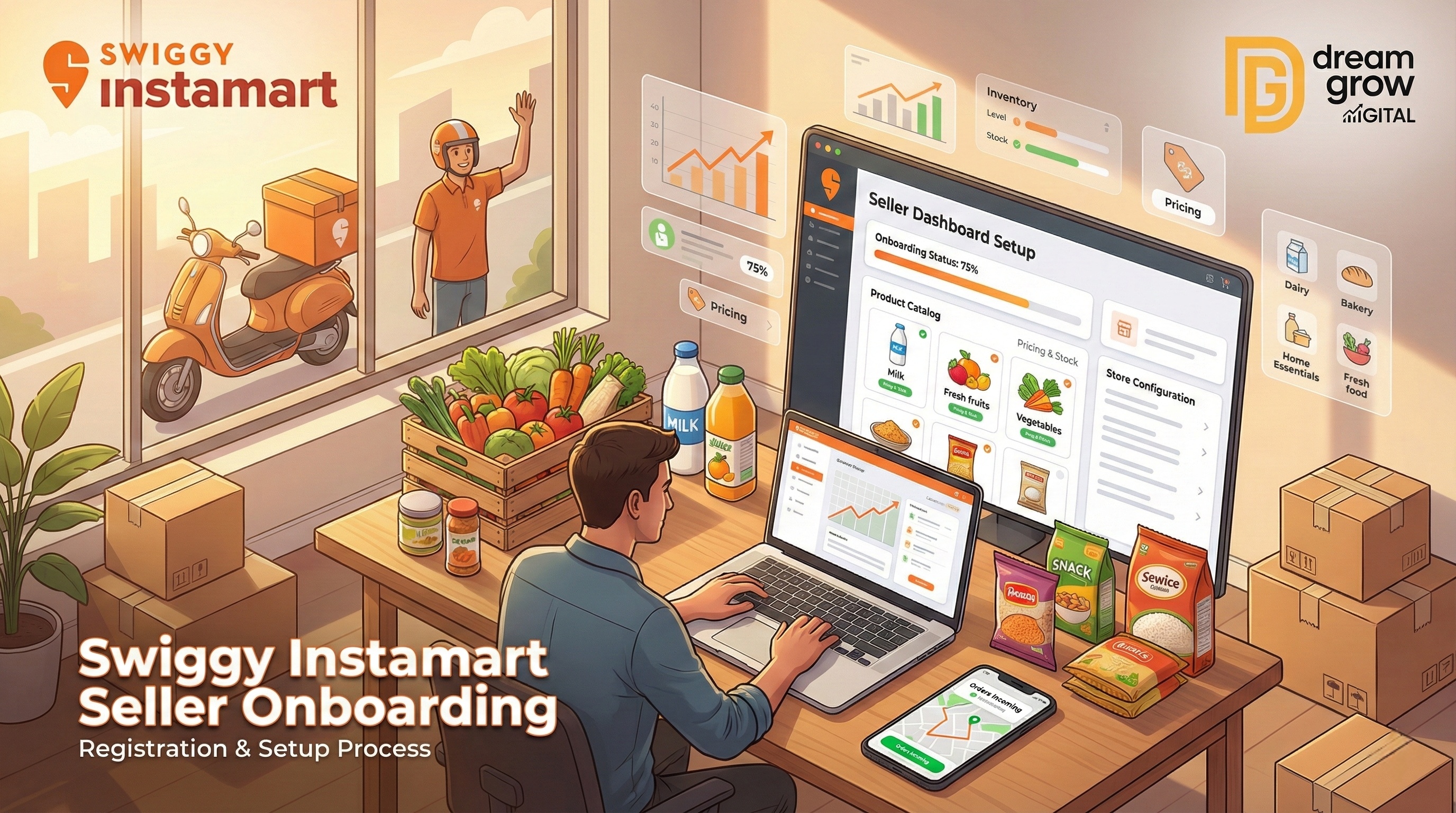 Swiggy Instamart Seller Onboarding: Registration & Setup Process
